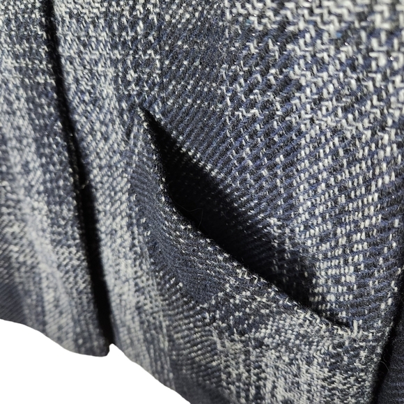 Jack by BB Dakota High Collar Wool Blend Plaid Coat Jacket Women's Size Small - Picture 5 of 7